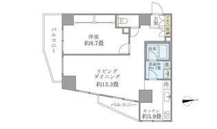 ISM石神井公園【2階】の間取り