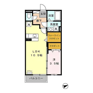 アムール上井草N【2階】の間取り