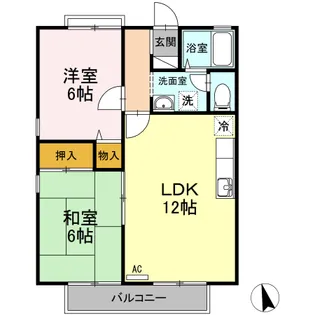 ハウスアーバン【2階】の間取り