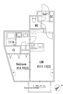 GRANPASEO下北沢【1階】の間取り