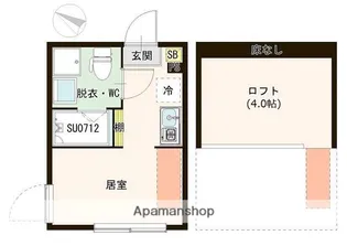 ハーモニーテラス白鷺Ⅱ【2階】の間取り