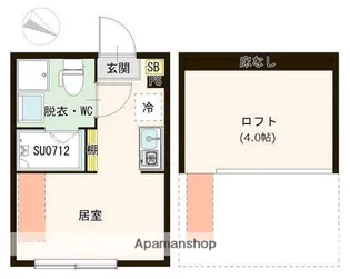 ハーモニーテラス白鷺Ⅱ【2階】の間取り