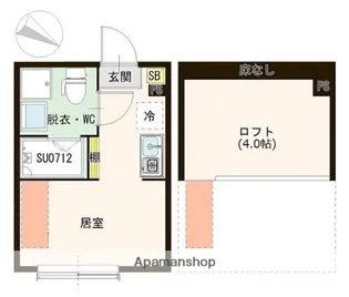 ハーモニーテラス白鷺Ⅱ【1階】の間取り