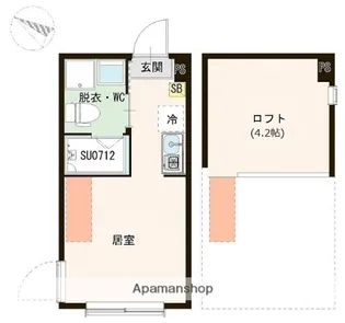 ハーモニーテラス白鷺Ⅱ【1階】の間取り