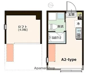 ハーモニーテラス春日町Ⅳ【1階】の間取り