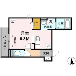 OLIVIA神楽坂【2階】の間取り