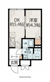 ル・シエル西新宿【303号室】の間取り