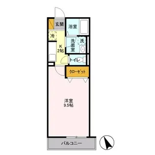 ラ・エスペランサ【2階】の間取り