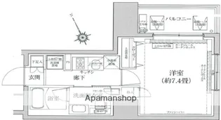 アイルグランディール池袋【8階】の間取り