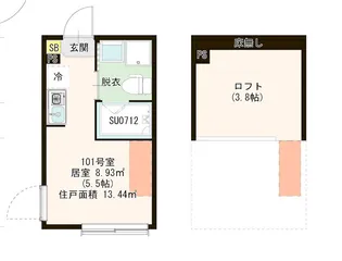 ハーモニーテラス蓮根Ⅳ【1階】の間取り