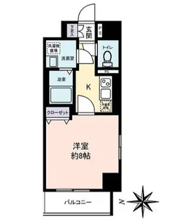 テラス阿佐ヶ谷【7階】の間取り