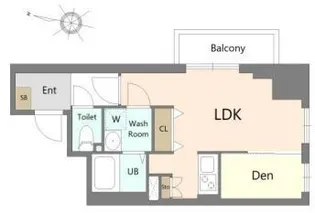 テラス阿佐ヶ谷【2階】の間取り