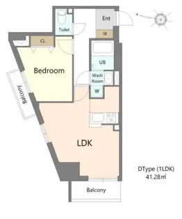 テラス阿佐ヶ谷【5階】の間取り