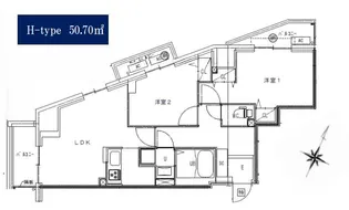 テラス阿佐ヶ谷【2階】の間取り