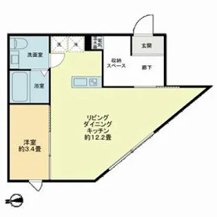 PREAS HONANCHO【1階】の間取り