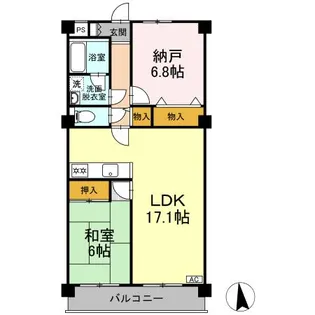 グリーンヒル上原【2階】の間取り