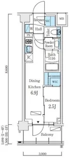 リビオメゾン東北沢【3階】の間取り