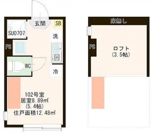 ハーモニーテラス板橋宮本町【1階】の間取り