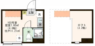 ワイズときわ台【1階】の間取り