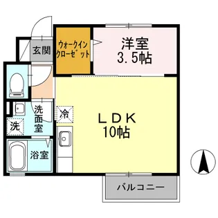 ラディア【1階】の間取り