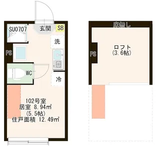 CORE STYLE板橋【1階】の間取り