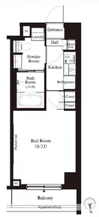 アーバンパーク江古田の森【1階】の間取り