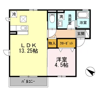 エスポワール A【2階】の間取り