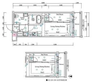 ラフィスタ鷺ノ宮【1階】の間取り