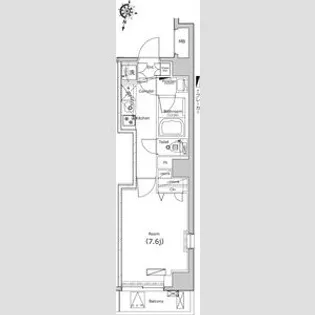 レスティア三軒茶屋【5階】の間取り