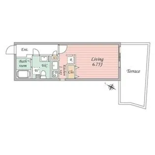 Branche三軒茶屋【1階】の間取り
