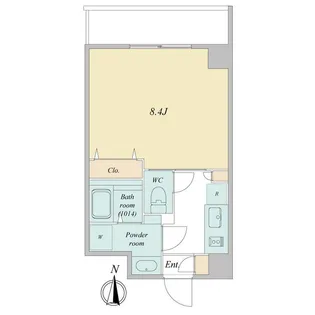プライマル武蔵関【0323号室】の間取り