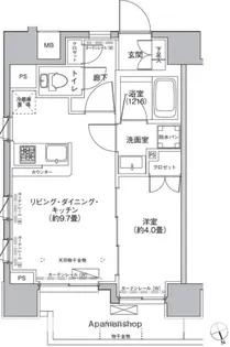ラ・オ・モンターニュ【2階】の間取り