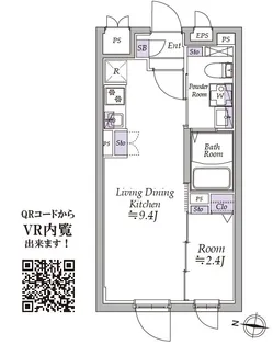 アトリオフラッツ高円寺ノース【4階】の間取り