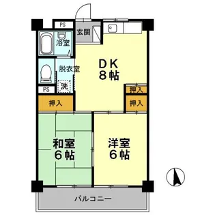 パーク・サイド杉浦 2【2階】の間取り