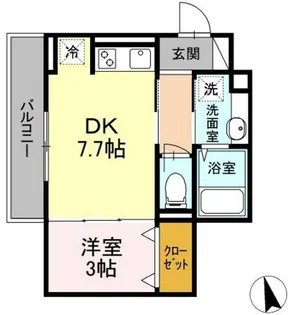 アンジュール高島平I【3階】の間取り