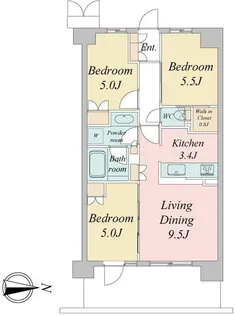 トラープランド蒼麗館【4階】の間取り