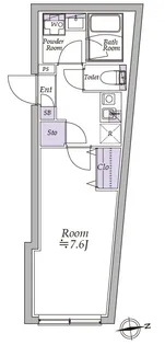 アトリオフラッツ高円寺【3階】の間取り