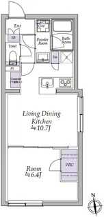 アトリオフラッツ高円寺【4階】の間取り