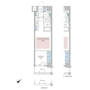 アーバネックス早稲田【6階】の間取り