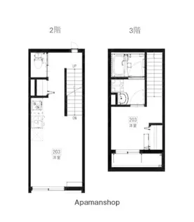 ソルナクレイシア練馬【2階】の間取り