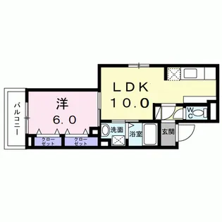ヴィレッジ キール【1階】の間取り