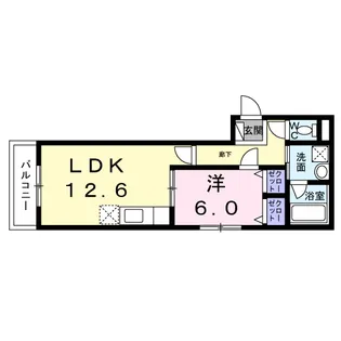 ヴィレッジ キール【3階】の間取り