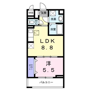 フォーリーフ クローバー【1階】の間取り