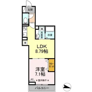 アヴァンス東大泉A【3階】の間取り