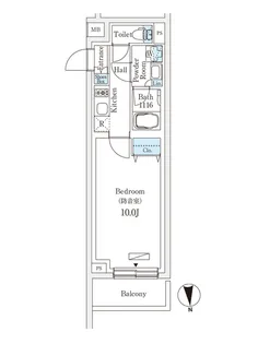 プラネソシエプラス桜台【3階】の間取り