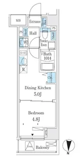 クラリティア板橋本町【3階】の間取り