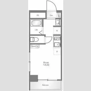 クリオ中野坂上壱番館【2階】の間取り