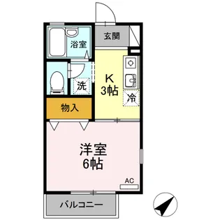 COTEAU DU SOLEIL【2階】の間取り