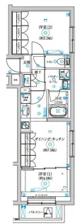 セジョリ中野富士見町【1階】の間取り