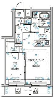セジョリ中野富士見町【3階】の間取り